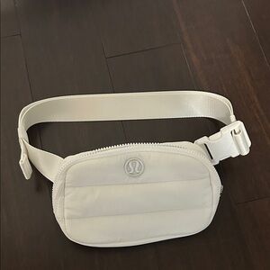 lululemon athletica Cream Belt Bag